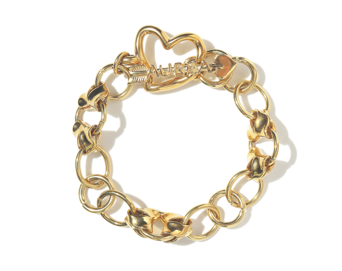 Arrow Hoop Bracelet Gold