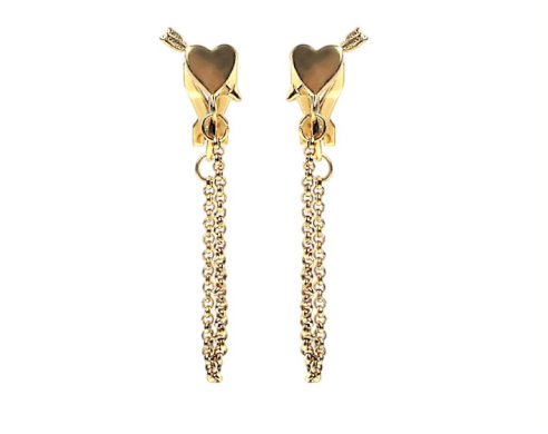 Worth Struck Chain Earclip Gold