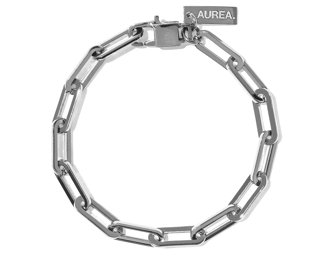 Square Chain Bracelet Silver